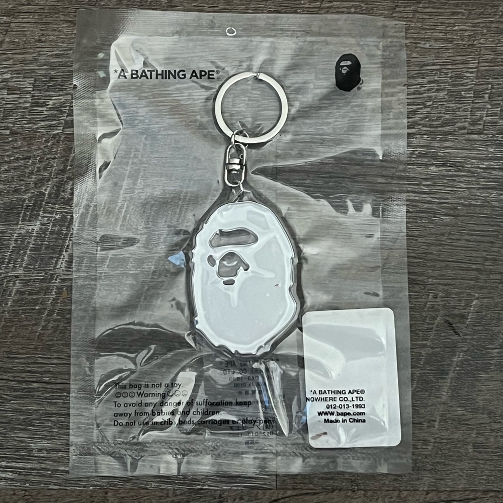 Bape reflective keychain